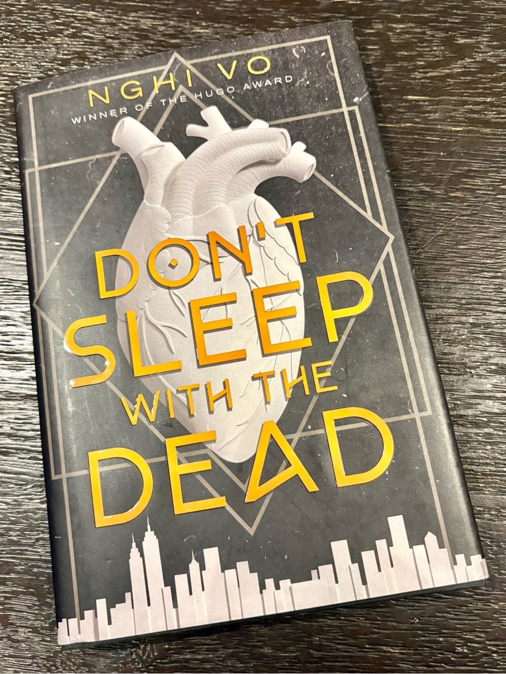 Don't Sleep With The Dead Hardcover by NGHI VO - Black & Gold